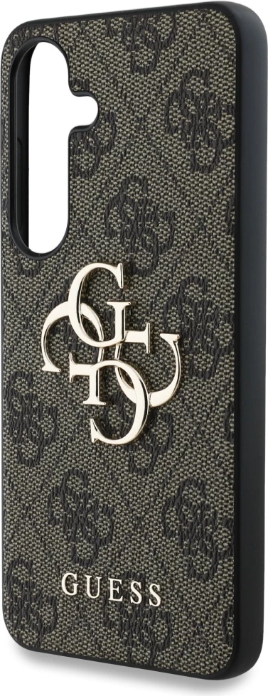 Mbështjellës Guess Big 4G Logo Classic Logo për Samsung Galaxy S25 Plus, Kafe