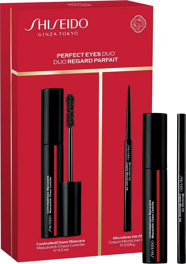 Set për grim Shiseido Perfect Eyes Duo për femra, e zezë, 2 copë