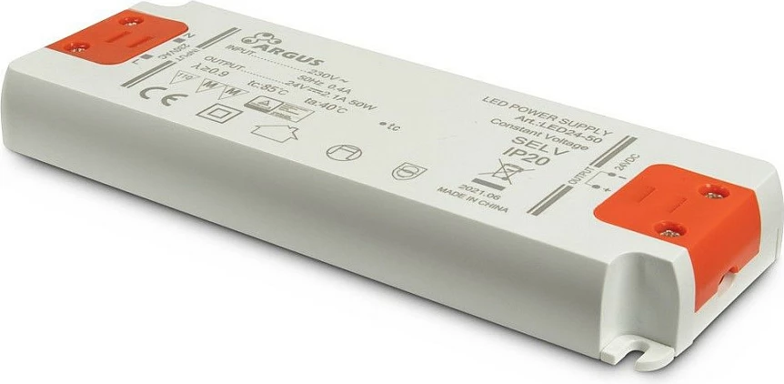Trafo LED Inter-Tech LED24-50, 50W, 24V, 2100mA, IP20
