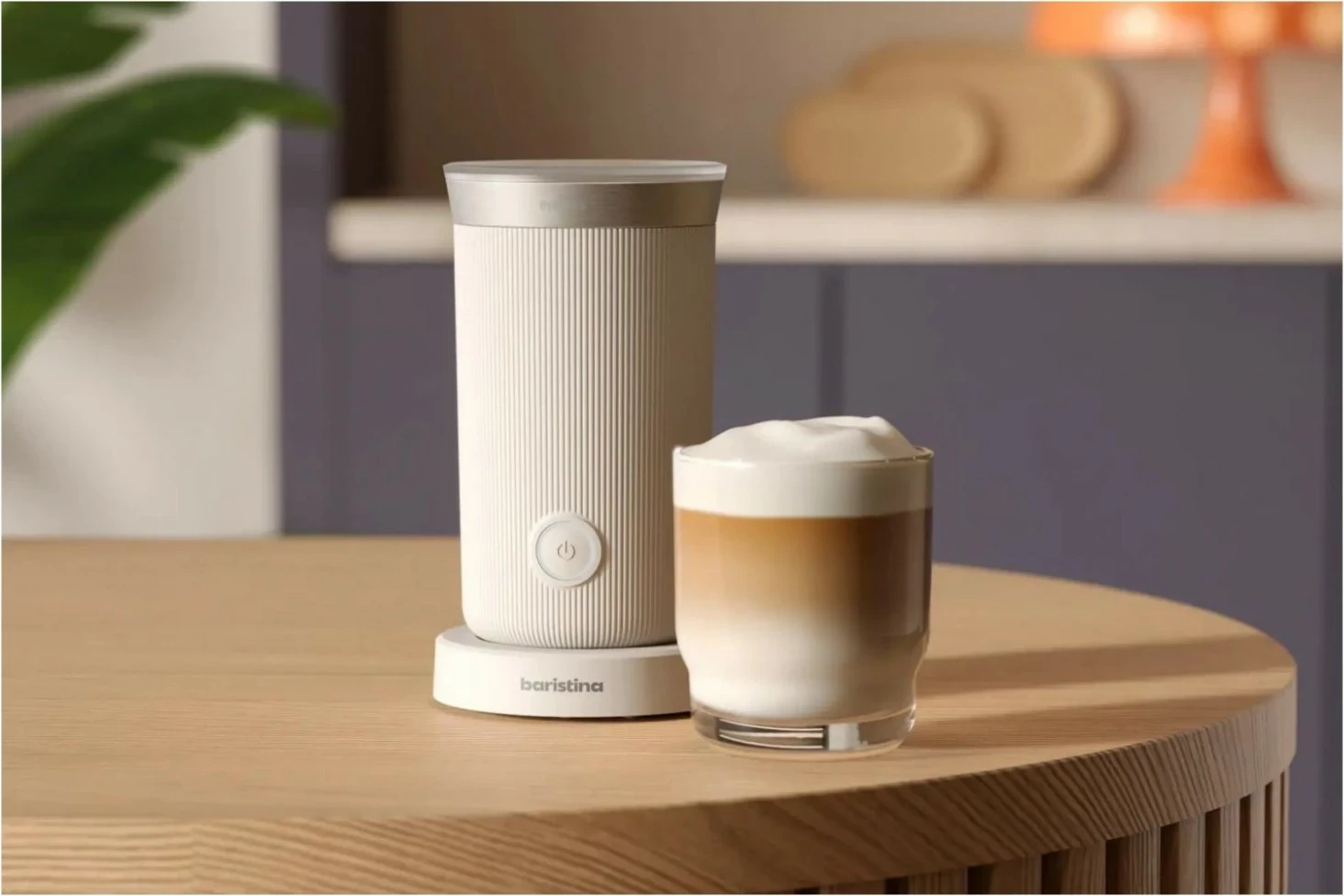 Makineri për shkumë qumështi Philips Baristina BAR311, elektrike, 120ml, e bardhë