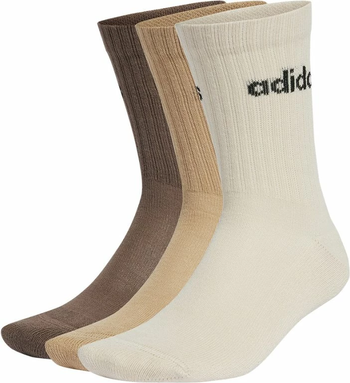 Çorape adidas Linear Crew Socs Cushioned IZ0106, 3 palë