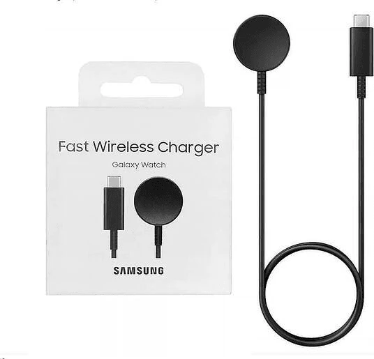Karikues wireless Samsung EP-OL300BBE për Galaxy Watch 7/6/5/4/3/Active 2/Active, kabllo 1 m, i zi