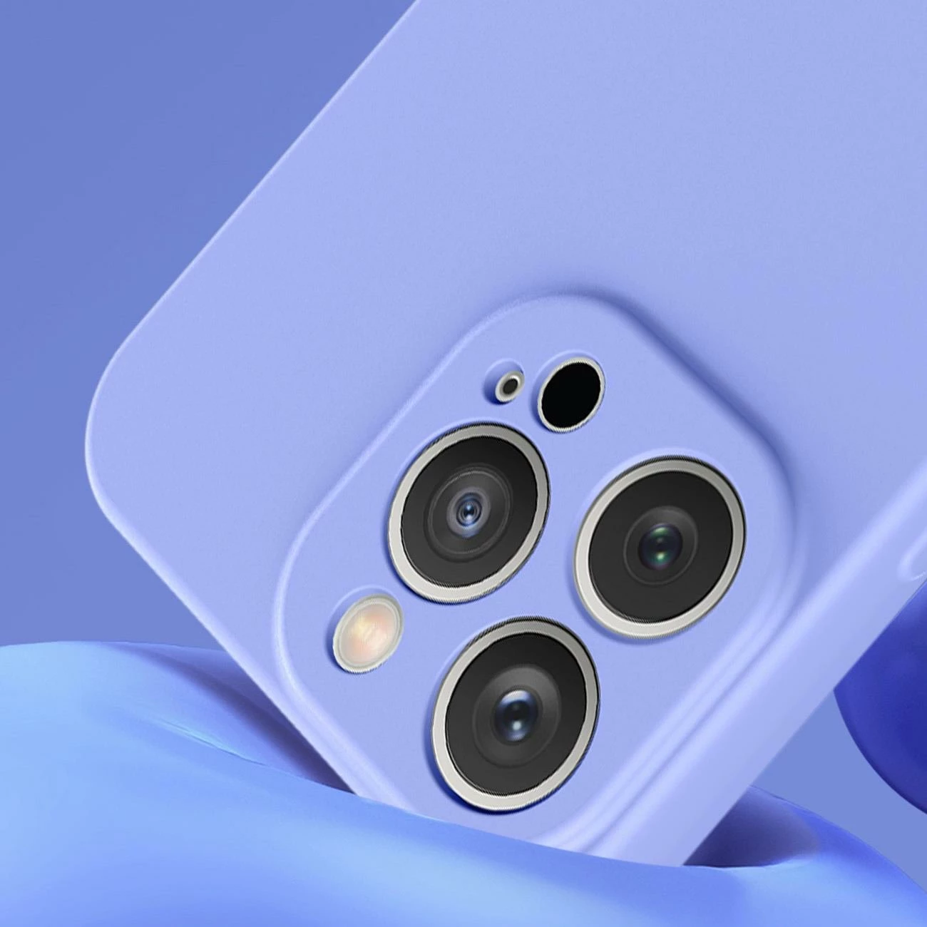Mbështjellës silikoni Hurtel për Samsung Galaxy A54 5G, kaltër e çelët