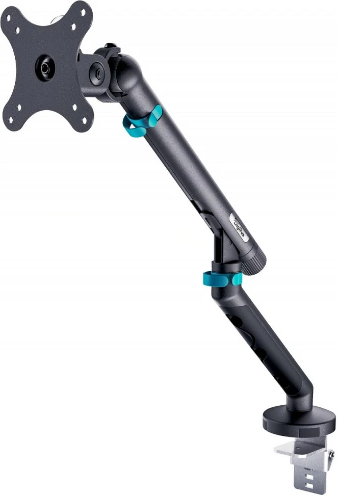 Krah monitori tavoline Digitus DA-90469, 1x LCD deri 35\", 10 kg, VESA 75x75/100x100, me kapëse, i zi