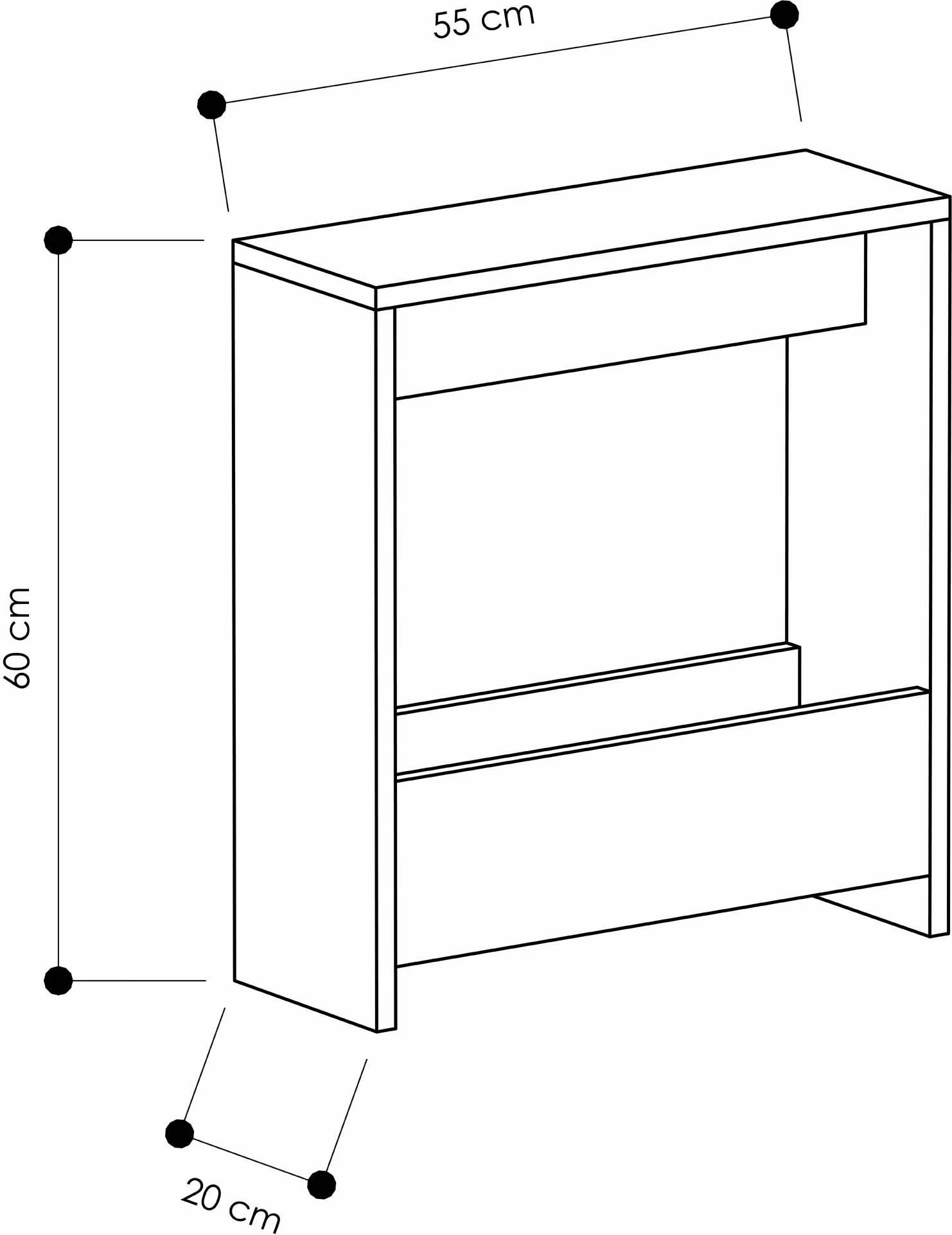 Tavolinë anësore Simple