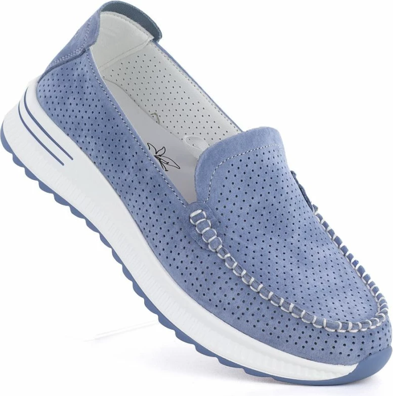 Mokasina femra Jezzi 9793, të kaltërta