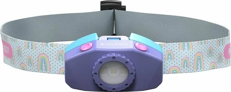 Llambë koke për fëmijë Ledlenser Kidled2 40 lm, 9 m, 1xAAA, IPX4, vjollcë