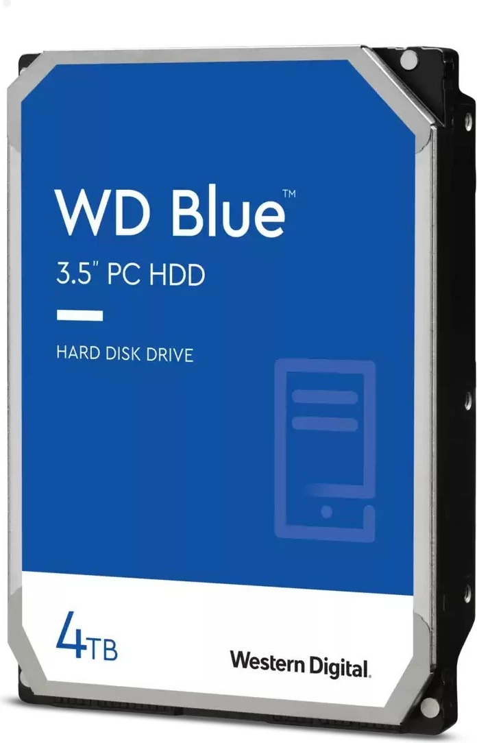 Hard disk WD Blue 4TB, 3.5", SATA III, 5400RPM, 128MB cache