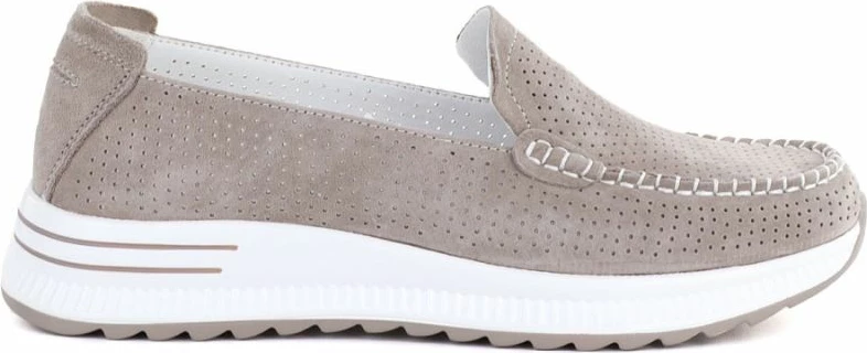 Mokasina lëkure për femra Jezzi 9793, fango