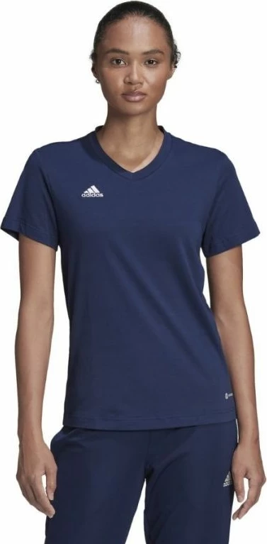 Maicë adidas Entrada 22 për femra, blu marine [Madhësia: M]