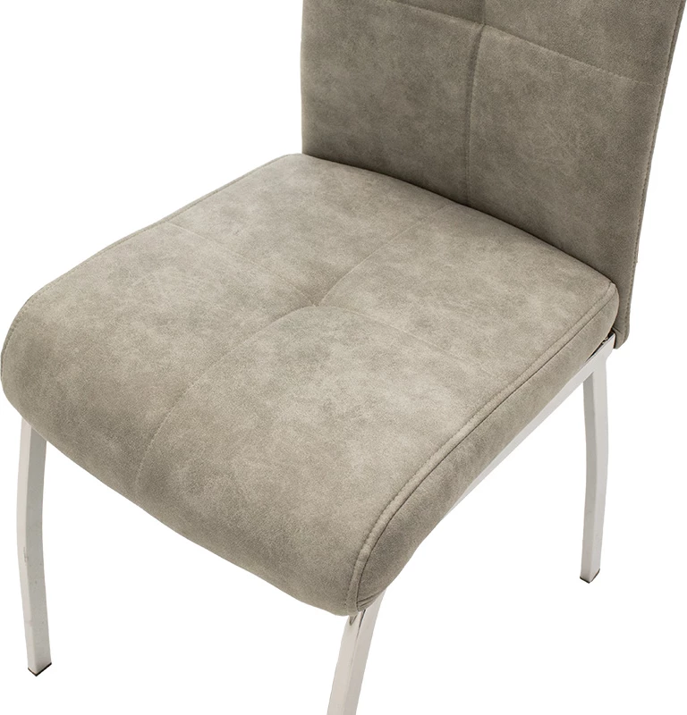 Karrige Ariadne PU ngjyrë gri-krom këmbë