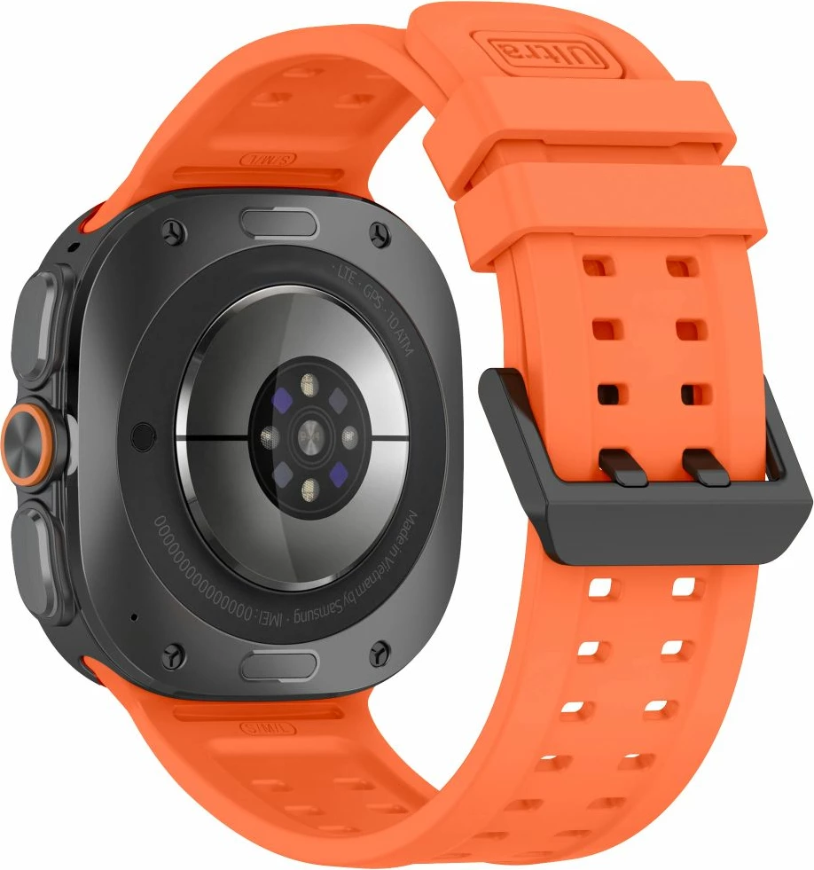 Rrip silikoni Tech-Protect Silicone Air për Samsung Galaxy Watch Ultra 47mm, portokalli, 1 copë