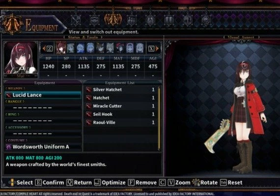 Death end re;Quest 2 - Ultimate Weapon Set DLC EN/JA/ZH/ZH Global