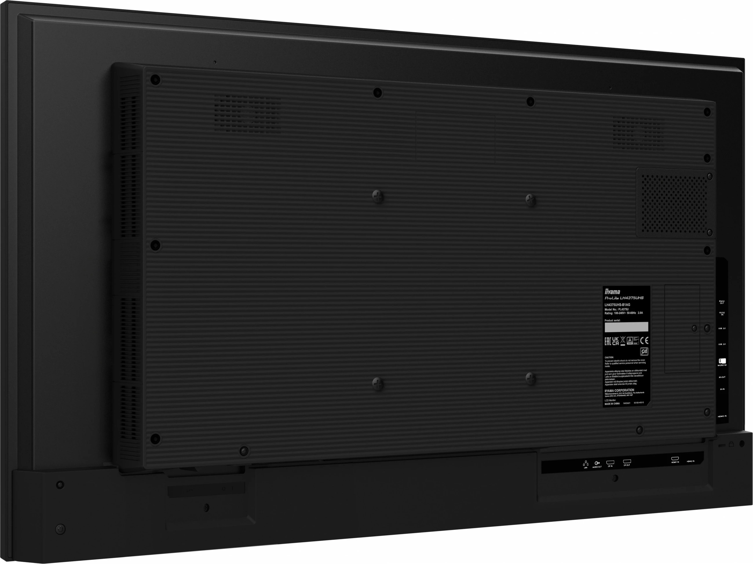 Panel digjital iiyama LH5075UHS-B1AG, 49.5", 4K UHD, Wi-Fi