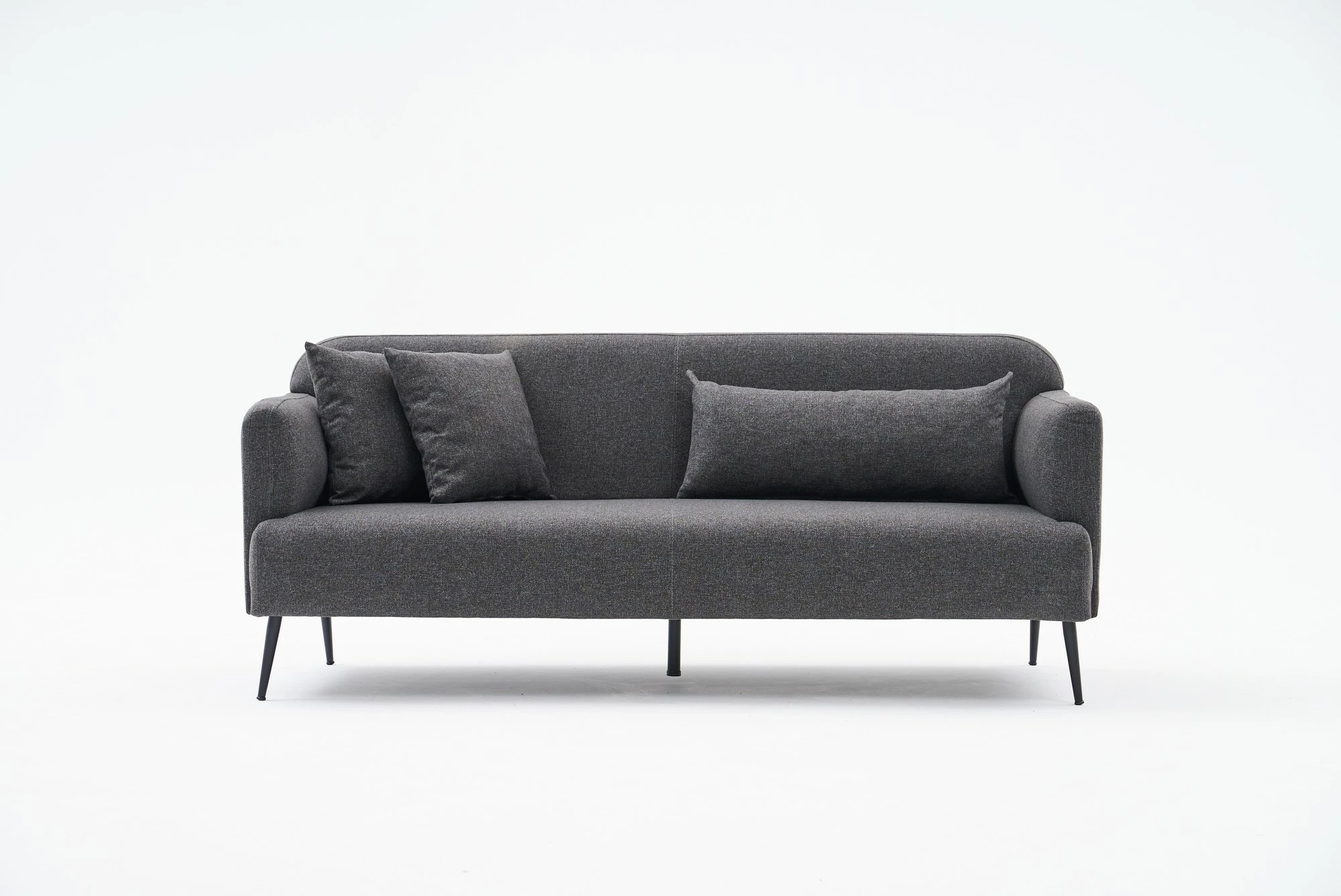 Divan treshe Atelier del Sofa, Revos, ngjyrë antracit