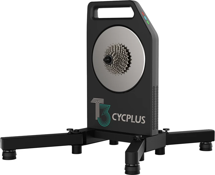 trainer direkt-drive për biçikletë Cycplus T3 2800W ±1% Bluetooth 5.0/ANT+ me kasetë, e zezë (set)
