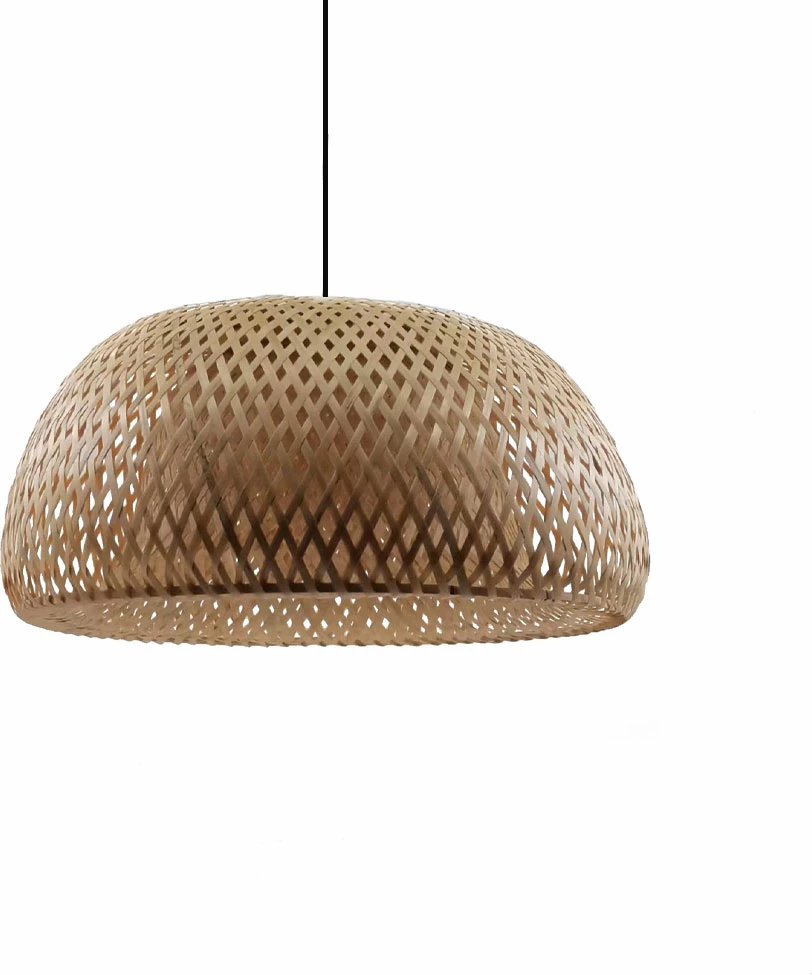 Llambë tavani Congo, ratan natyral, 45x45x22cm