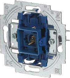Ndërprerës muri Busch-Jaeger 2020 USGL, 1P, 250V, 10A, 71mm, blu metalike