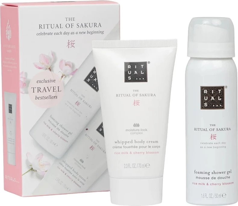 Set për trup Rituals The Ritual of Sakura për femra, 50ml + 70ml