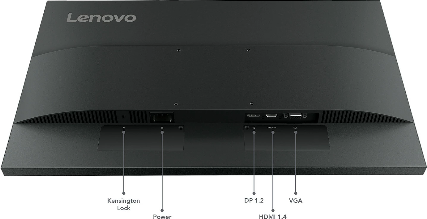 Monitor Lenovo ThinkVision E24-40, 23.8", FHD, 100Hz, Anti-Glare, Altoparlantë të integrum, i zi