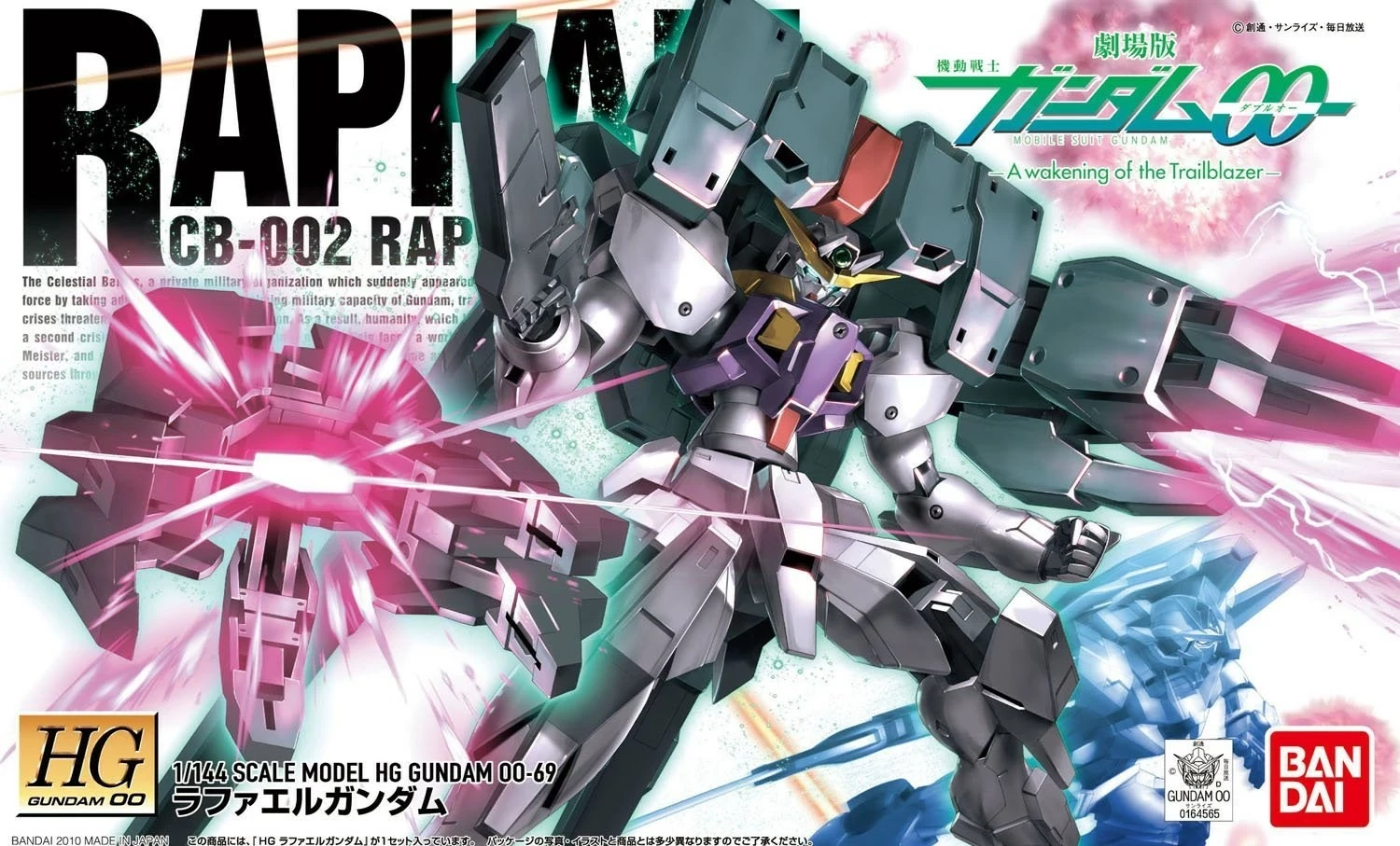 Model plastik Bandai HG 1/144 Raphael Gundam, për koleksionistë