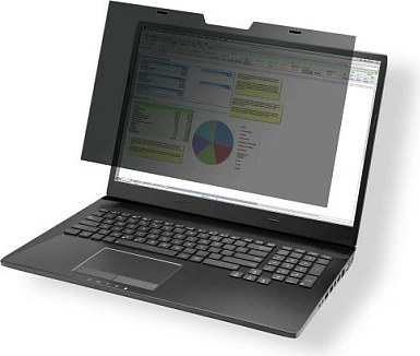 Filter privatësie për ekran laptopi Durable Blickschutzfilter Magnetic 14", mat, touchscreen, antracit