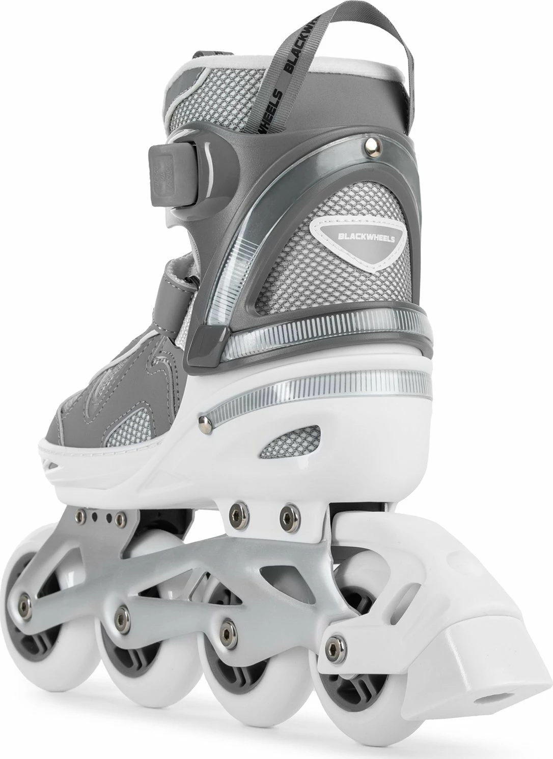 Patina inline Blackwheels Flex Pro 34-37 (e rregullueshme), rrota 80 mm, ABEC 7, me frenë, gri