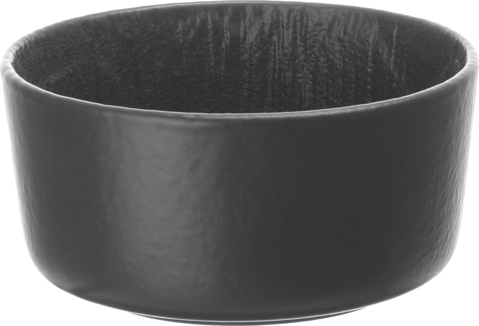 Tas i cekët Fine Dine Crust 110mm 350ml, i zi, set 3 copë