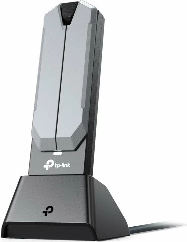 Adapter Wi‑Fi USB TP-Link Archer TBE400UH V1 BE6500, tri-band Wi‑Fi 7, 2882 Mbps, gri