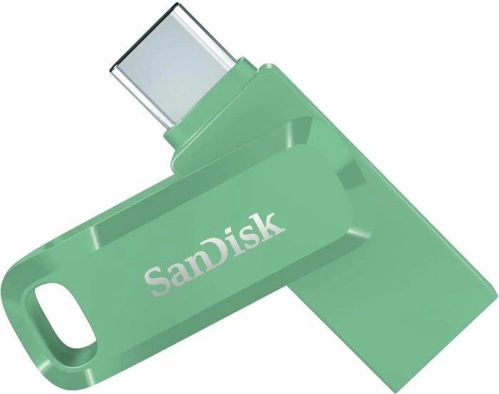 USB memorje SanDisk Ultra Dual Drive Go SDDDC3-128G-G46AG 128GB USB-C/USB-A USB 3.2 Gen 1, e gjelbër (1 copë)