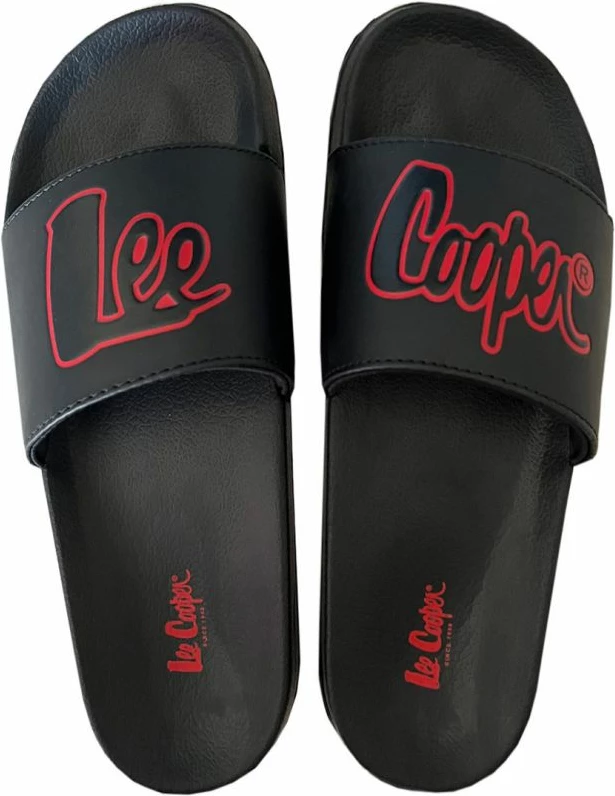 Papuqe për meshkuj Lee Cooper, të zeza dhe të kuqe [Madhësia: 42]