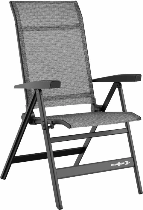 Karrige kampingu BRUNNER Travelounger Air M, 8 pozita, 150 kg, gri
