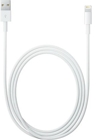 Kabllo Apple Lightning në USB, 2m, USB 2.0, e bardhë