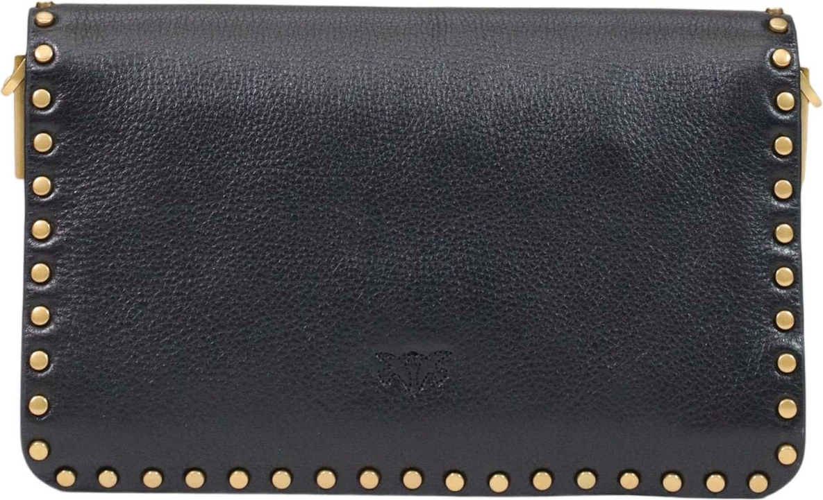 Çantë krahu Pinko Love One Slouchy MN Studs SMA 107665, për femra, e zezë