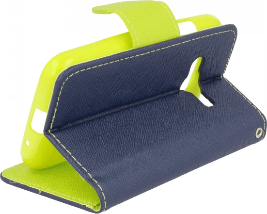 Mbështjellës flip HAVANA Fancy Diary për Samsung Galaxy A14, blu/jeshile