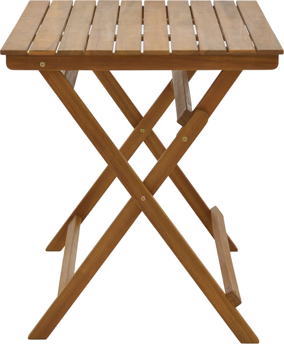 Tavolinë me karrige Elijie-Jaybo, set prej 5 copë, dru akacie, 100x65x72cm