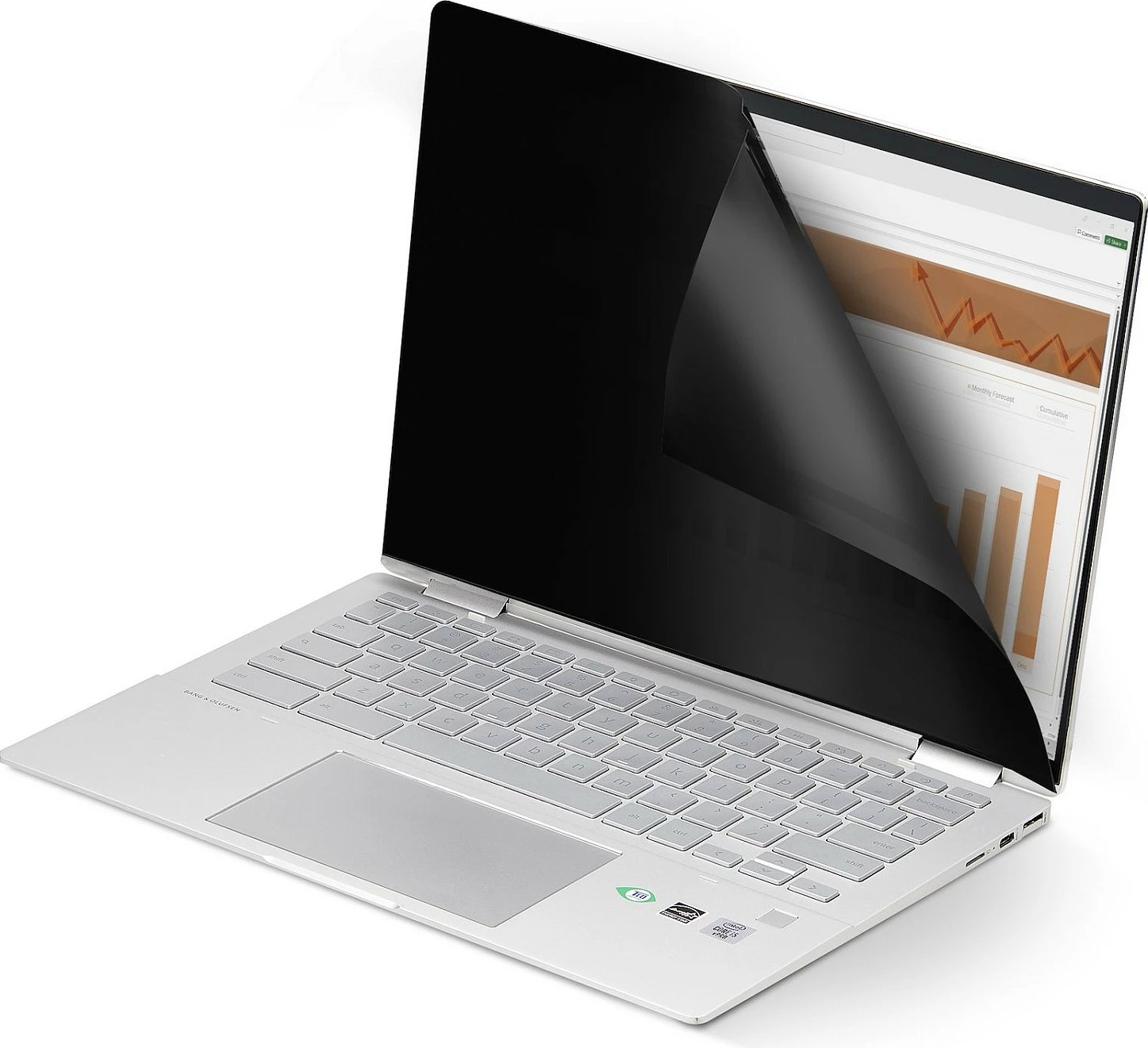 Filtër privatësie për ekran laptopi StarTech 14" 16:9, flip-over, touch, anti-glare, 51% blue light, i zi