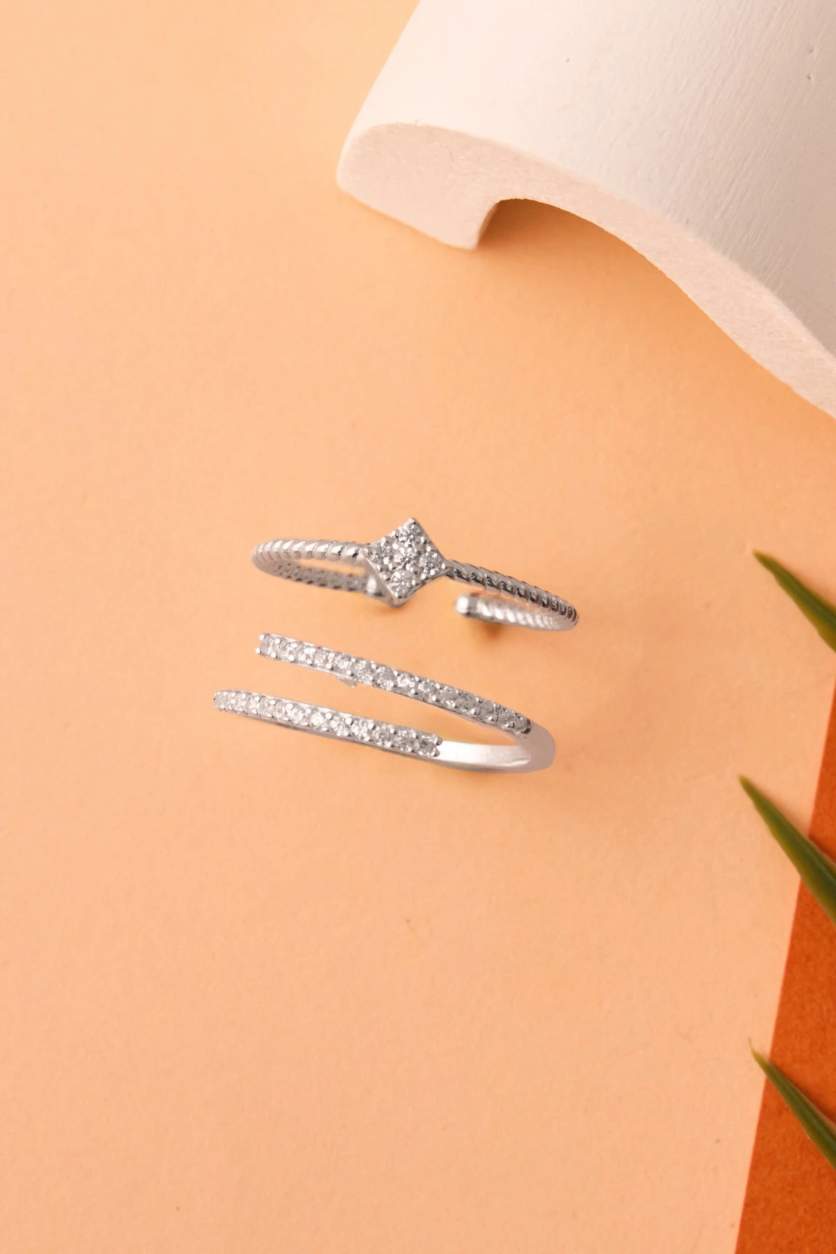 Unazë argjendi Elika Silver, FASET85018