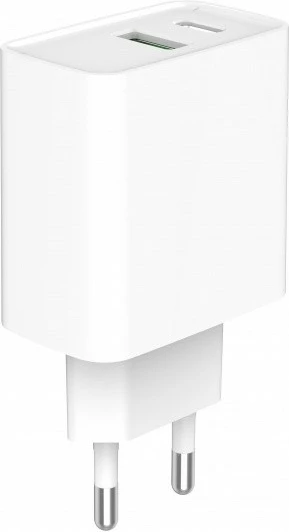 Karikues muri Gembird TA-UC-PDQC20-01-W, 20W, 2 porta USB, Bardhë