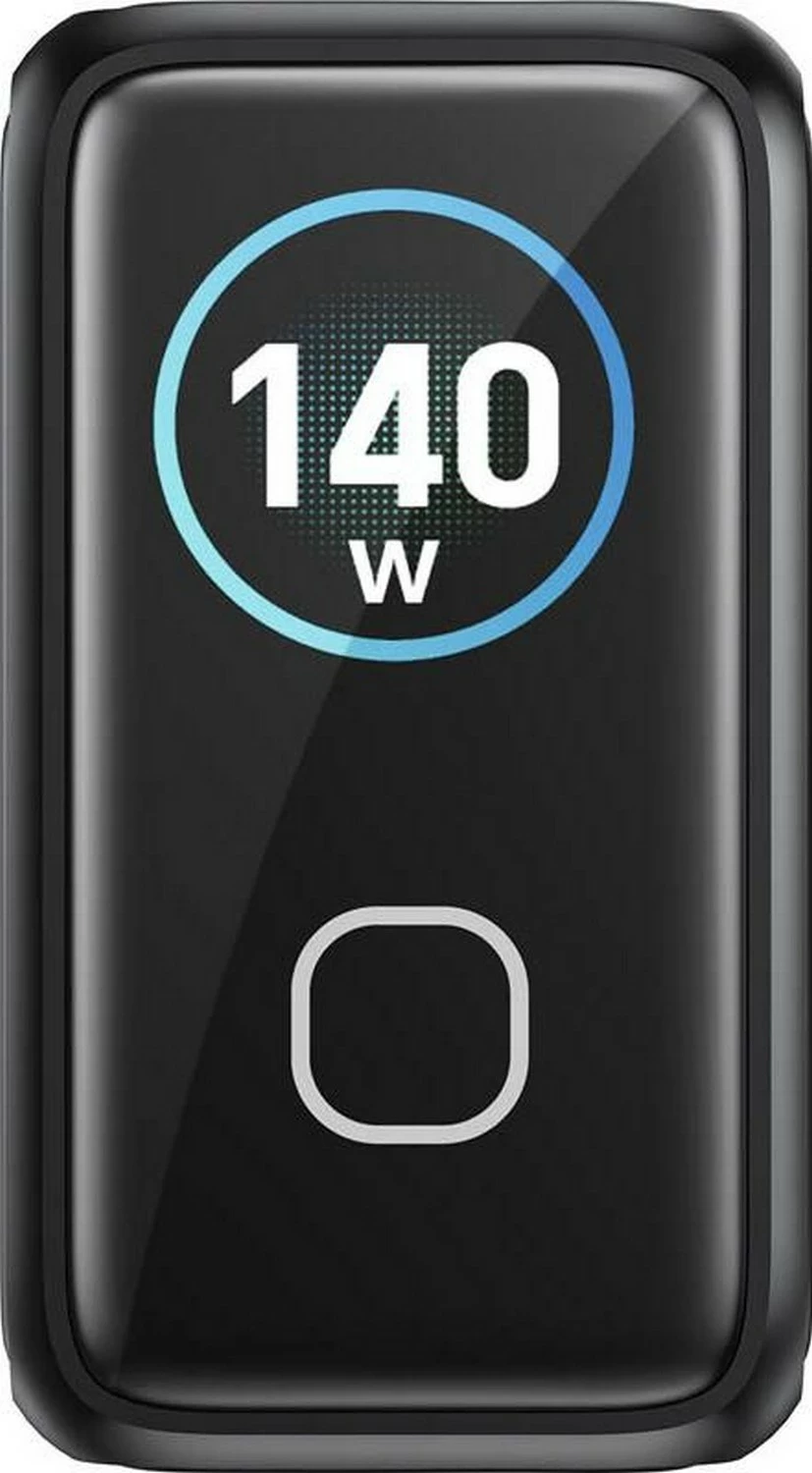 Karikues GaN Unitek me ekran, 140W, 3xUSB-C, 1xUSB-A, i zi