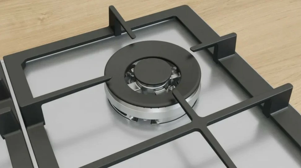 Pjatë gatimi me gaz Bosch PCH6A5I90, 4 zona, çelik