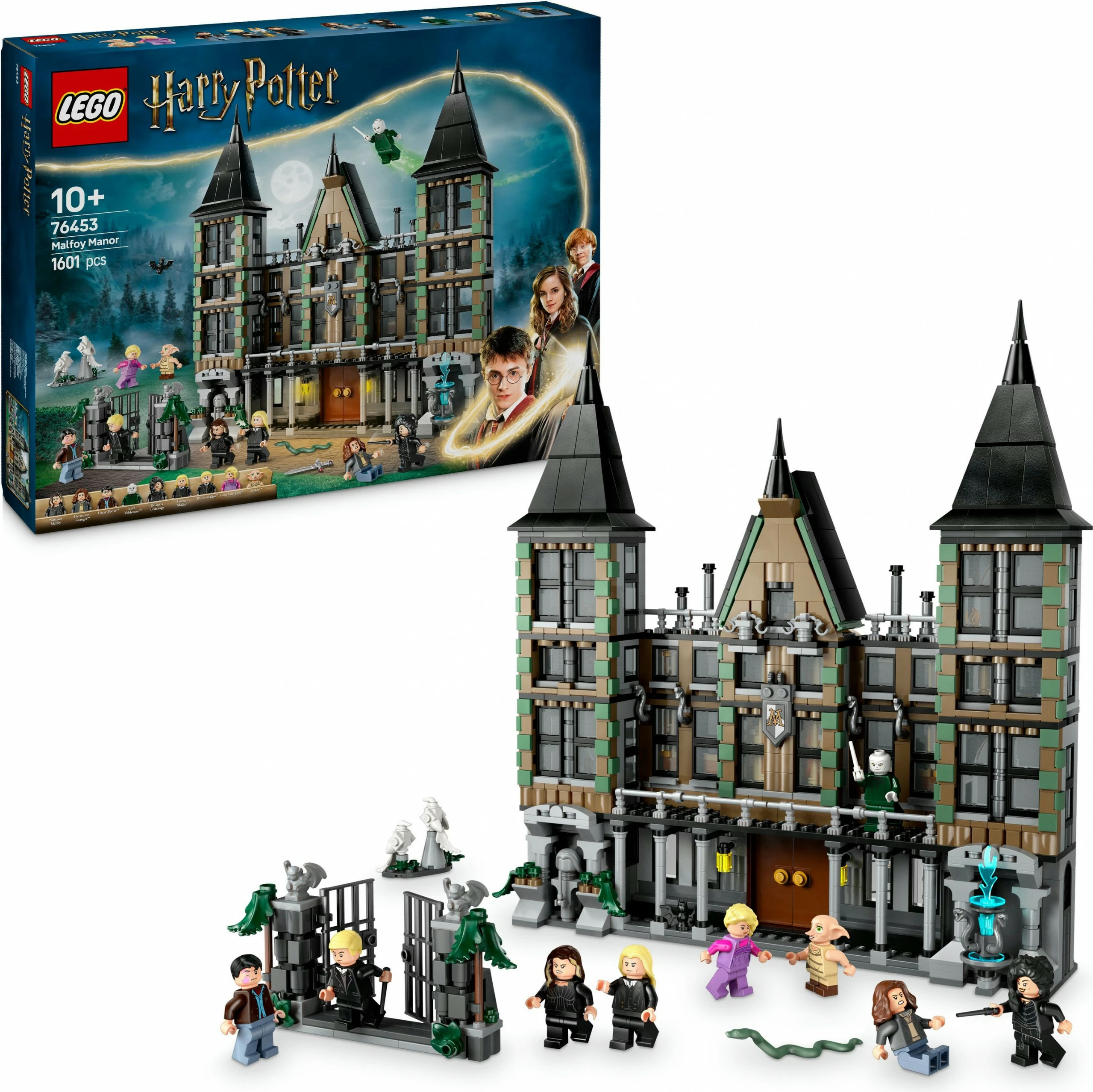 Set ndërtimi LEGO Harry Potter Landsitz der Familie Malfoy 76453, shumëngjyrësh