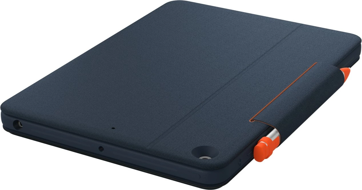 Mbështjellës me tastierë Logitech Rugged Combo 3 Touch për iPad, QWERTZ, trackpad, ngjyrë kaltër