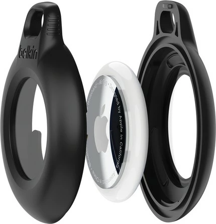 Mbështjellës Belkin MSC015BTBK, AirTag, plastikë e ricikluar, rezistent ndaj goditjeve dhe gërvishtjeve, blu