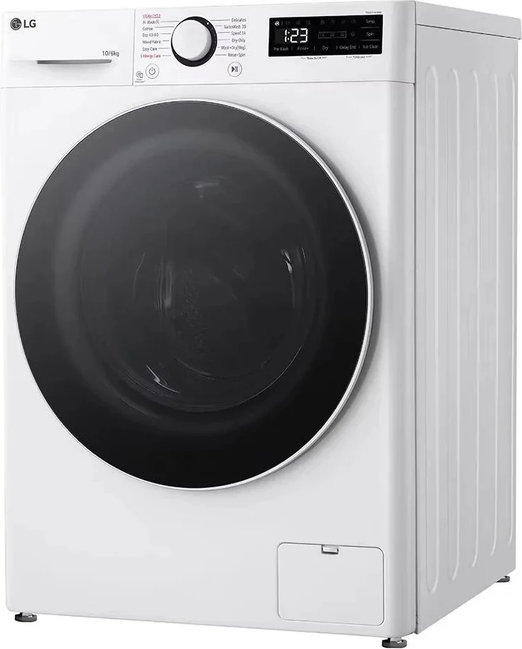 Lavatrice-tharëse LG F4DR510S0W 10/6 kg 1400 rpm me avull, AI DD, TurboWash360°