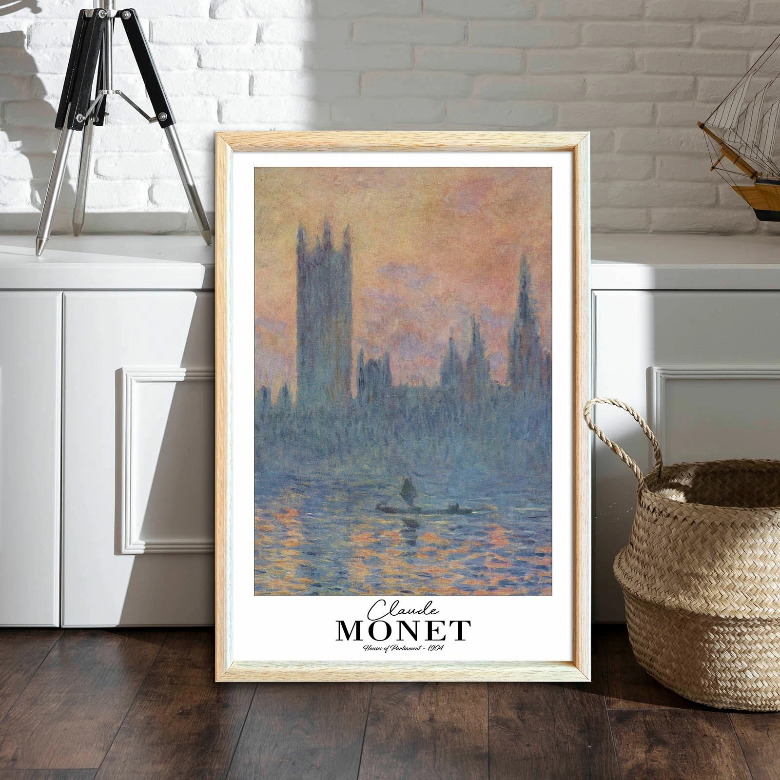Pikturë dekorative me kornizë, Monet, 4262AHSMONET-009