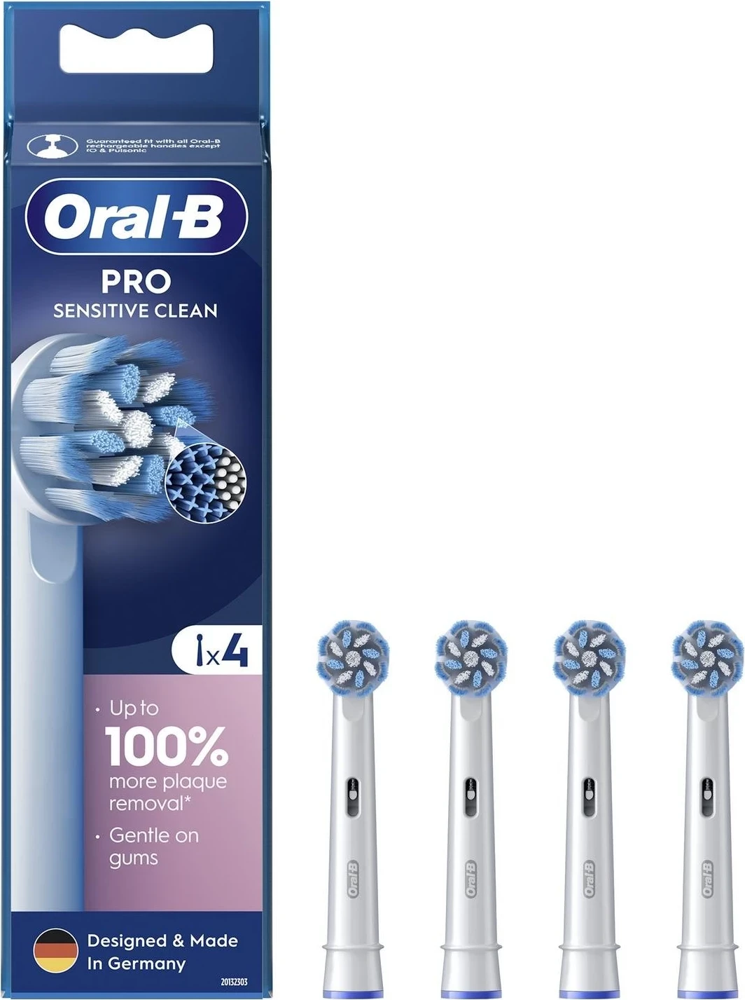 Koka e furçës Oral-B EB60X Sensitive Clean, e bardhë