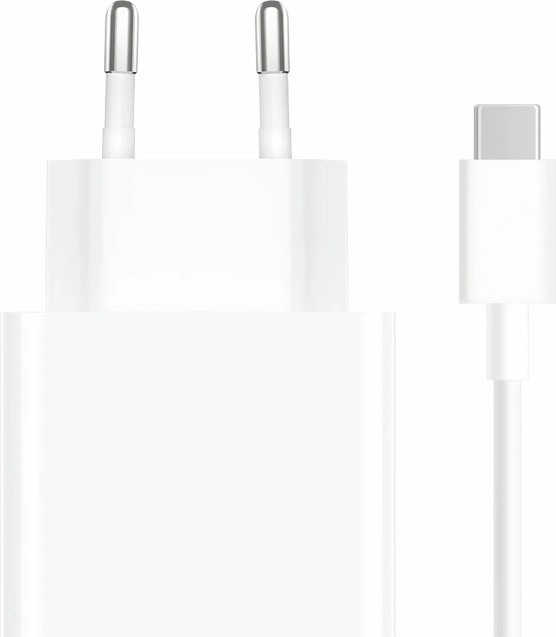 Karikues muri Xiaomi MDY-16-EF 33W 1xUSB-A me kabllo USB-C 3A prizë EU, i bardhë