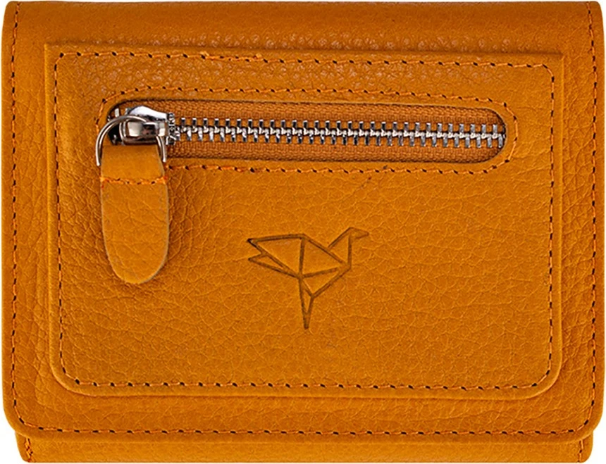 Portofol për gra, ngjyrë mustard, Zoozie Bags, Moon