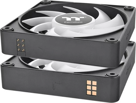 Ventilatorë kasë Thermaltake CT120 EX ARGB 120mm, 3 copë, me ndriçim multi